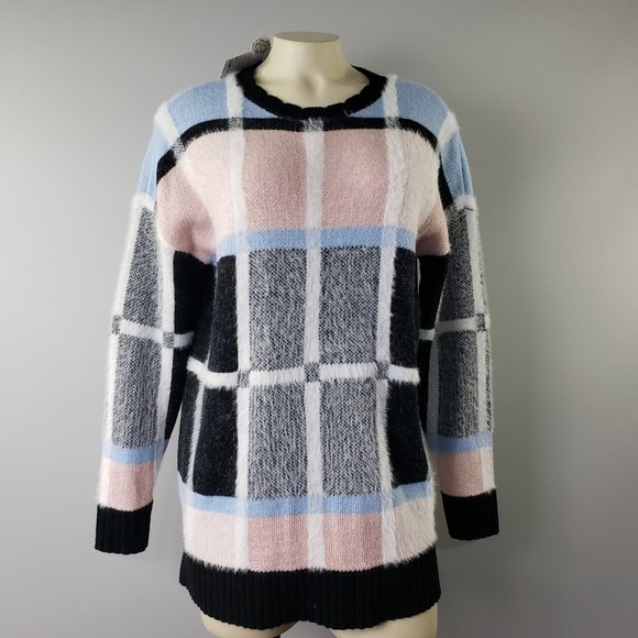 NWT ELLE soft knit crew neck sweater soft comfortable - Picture 8 of 9